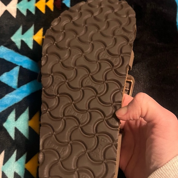 Never worn size 37 240 L6 M4 Birkenstocks. Cute wrap around ankle. Never worn. - Picture 3 of 5